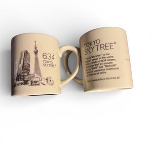 Tokyo Skytree Cream Mugs